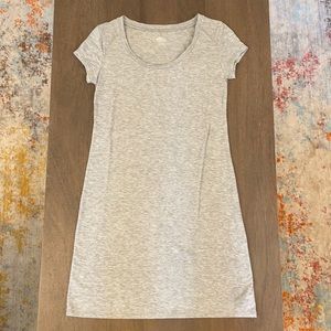 Gray t-shirt dress, XS